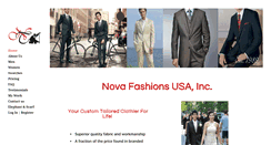 Desktop Screenshot of novafashionsusa.com