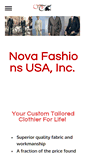 Mobile Screenshot of novafashionsusa.com